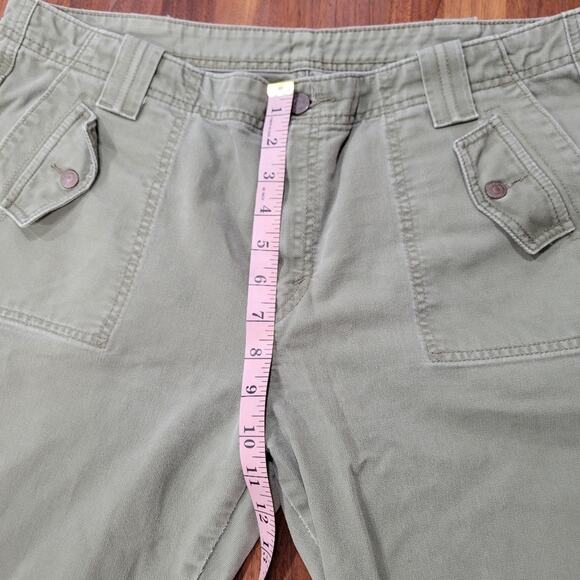 Levi's Fatigue Boot Cut Army Green Jeans Size 16 - Picture 6 of 8